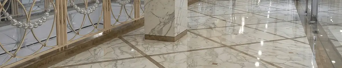 Beautiful marble floor professionally installed in San Diego, CA